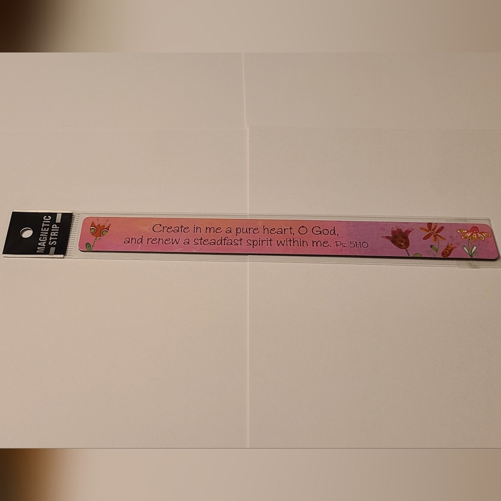 Magnet Strip Create In Me A Pure Heart Scripture